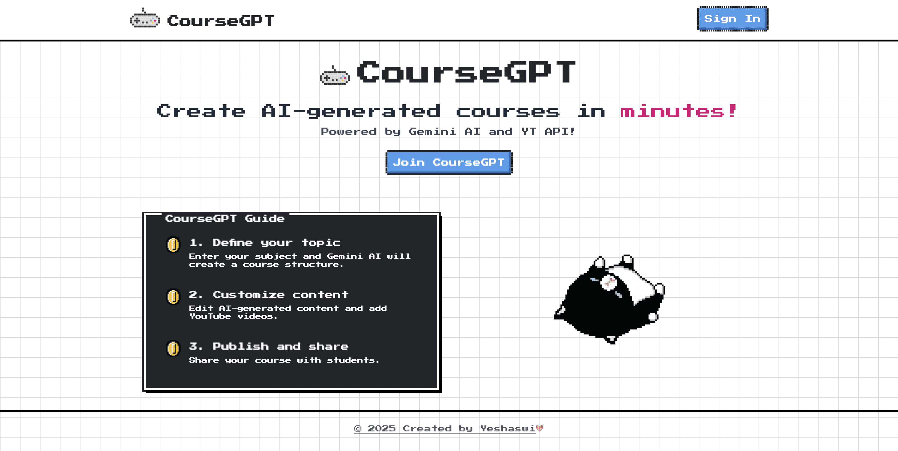 AI-Powered Course Creation Platform